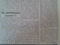 Kto zanieczyszcza basen?