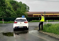 Kursant jechał zbyt szybko - mandat dostał instruktor 