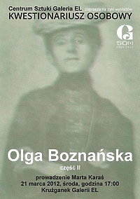 Kwestionariusz... Olgi Boznańskiej