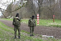 Lasery i kamery zamiast płotu na granicy z obwodem kaliningradzkim