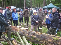 Po grzybobraniu z leśnikami