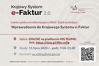 Letnie spotkania informacyjne o KSeF. Bądź na bieżąco