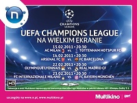 Liga Mistrzów na wielkim ekranie