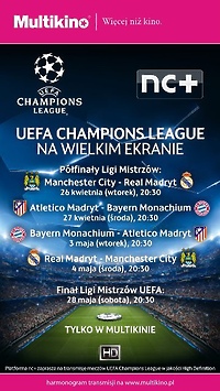 Liga Mistrzów UEFA w Multikinie:  oni wygrali bilety