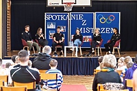 Olimpijczycy przepytani przez uczniów