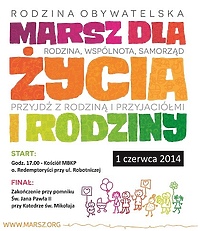 Marsz dla Życia i Rodziny w niedzielę