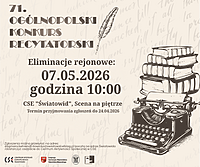 Masz głos? Czas, by go usłyszano. Przed nami rejonowe eliminacje 71. Ogólnopolskiego Konkursu Recytatorskiego w Elblągu