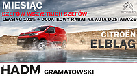Miesiąc szefów wszystkich szefów w Citroënie - auta dostawcze HADM Gramatowski