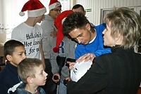 Mikołaje spotkali się w Domu Dziecka