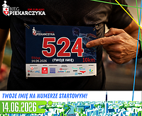 Spersonalizowany numer startowy - zapisz się do 7 czerwca!