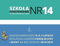 Nabór do klas O i I dzieci z wadą słuchu i mowy