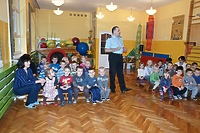 Policjant w przedszkolu