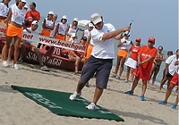 Najpierw golf, potem koncert