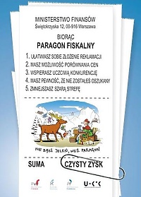 „Nie bądź jeleń, weź paragon”