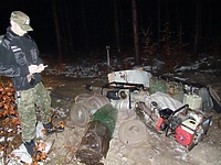 Nielegalni poławiacze bursztynu