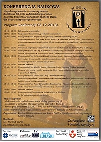 Niepełnosprawność - nowe wyzwania. Konferencja