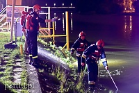 Nocny alarm dla służb. Do rzeki miał wpaść mężczyzna na wózku