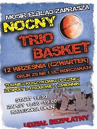 Nocny Trio Basket po raz pierwszy w Elblągu
