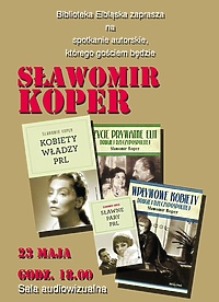 O historii inaczej. Sławomir Koper w bibliotece