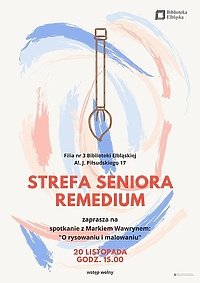 O rysowaniu i malowaniu w Bibliotecznej Strefie Seniora