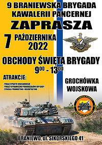 Obchody urodzin 9. Braniewskiej Brygady Kawalerii Pancernej