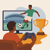 Od kanapy do areny e-sportowej: jak gry piłkarskie stały się globalnym fenomenem