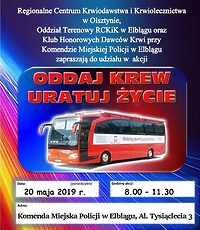 Oddaj krew, uratuj życie