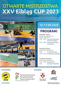Otwarte Mistrzostwa XXV Elbląg CUP 2023