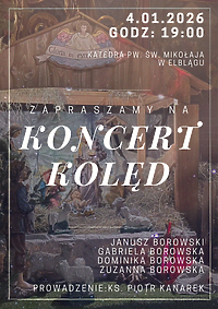 Parafia  św. Mikołaja zaprasza na Koncert Bożonarodzeniowy