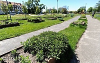 Miasteczko rowerowe w zawieszeniu