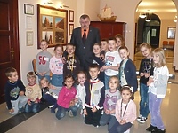 Pierwszaki z SP 21 w Ratuszu