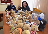 Pluszowe misie trafią do dzieci