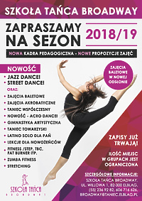 Po feriach czas na tańce w Szkole Tańca Broadway