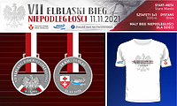 Pobiegnij po medal w koszulce Biegu Niepodległości