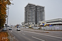 Pocisk moździerzowy na terenie budowy Regal Park