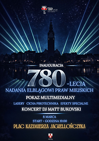 Pokaz multimedialny z okazji 780-lecia praw miejskich Elbląga