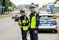 Policjanci badali trzeźwość kierujących oraz mierzyli prędkość 