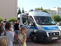 Policjanci odwiedzili dzieci na koloniach