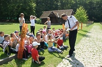 Policjanci na półkolonii