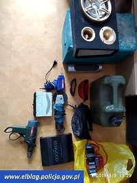 Policjanci odzyskali skradzione przedmioty