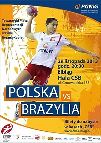 Polska-Brazylia: wygraj bilety