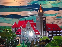 Pomysł na witraż i... wakacje