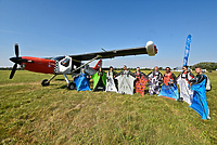 Porwą się na podniebny rekord świata. Baltic Wingsuit Meet