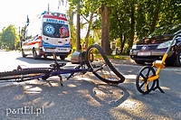 Potrącenie rowerzysty na ul. Królewieckiej