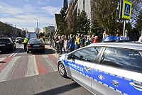 Potrącenie zakonnicy i rowerzysty