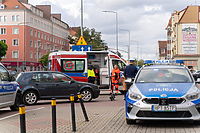 Potrąciła mężczyznę na hulajnodze