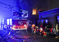 Pożar budynku przy ul. Bożego Ciała