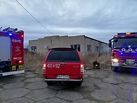 Pożar budynku w Biedkowo Osadzie