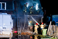 Pożar domu na Suwalskiej