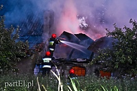 Pożar domu w Karczowiskach Górnych